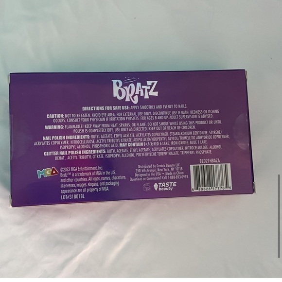 Bratz Nail Polish Collection NEW Pink Purple Silver Makeup - Picture 5 of 5